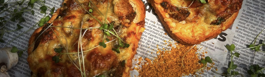 Gunpower Mushroom & Mature Cheddar Toast
